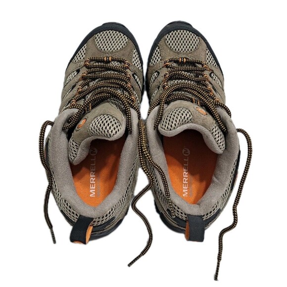 Merrell Moab Men\'s Size 7.5 WIDE Vent Shoe Walnut Suede Mesh Hiking Trail Vibram main image 4